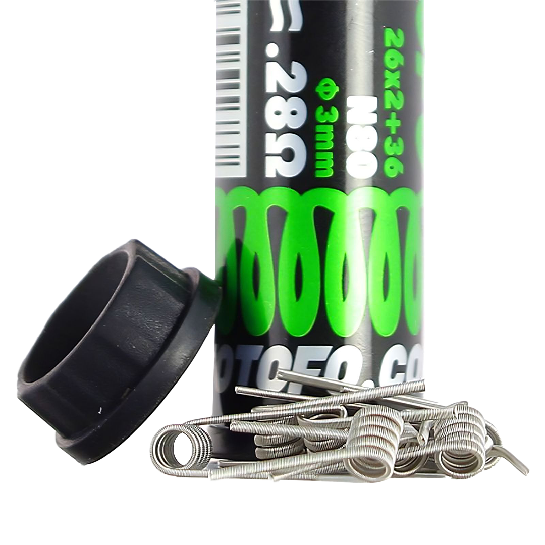 Dual Core Fused Clapton Coils 0.28ohm - Wotofo Coil xvape.ma Maroc.