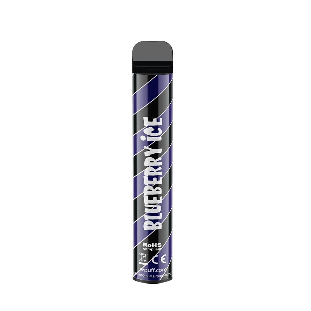 Wpuff Magnum Liquideo - Blueberry - Jetable 2000 Taffs 2% Jetable xvape.ma Maroc.