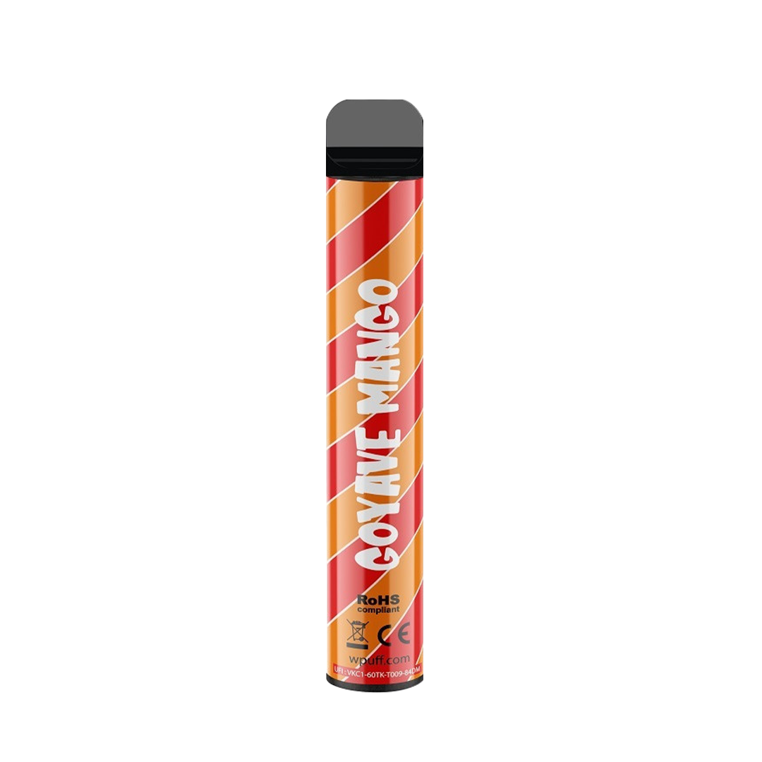 Wpuff Magnum Liquideo - GUAVA MANGO - Jetable 2000 taffs 2% Jetable xvape.ma Maroc.