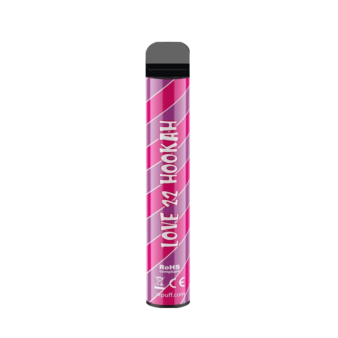 Wpuff Magnum Liquideo - Love 22 Hookah - Jetable 2000 taffs 2% Jetable xvape.ma Maroc.
