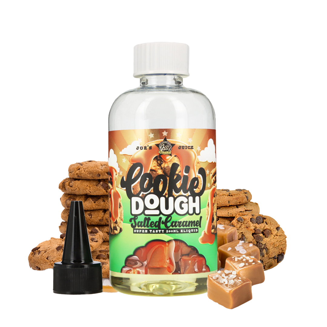 Cookie Dough Salted Caramel Joe's Juice 200ml  E-liquide premium  xvape.ma Maroc.