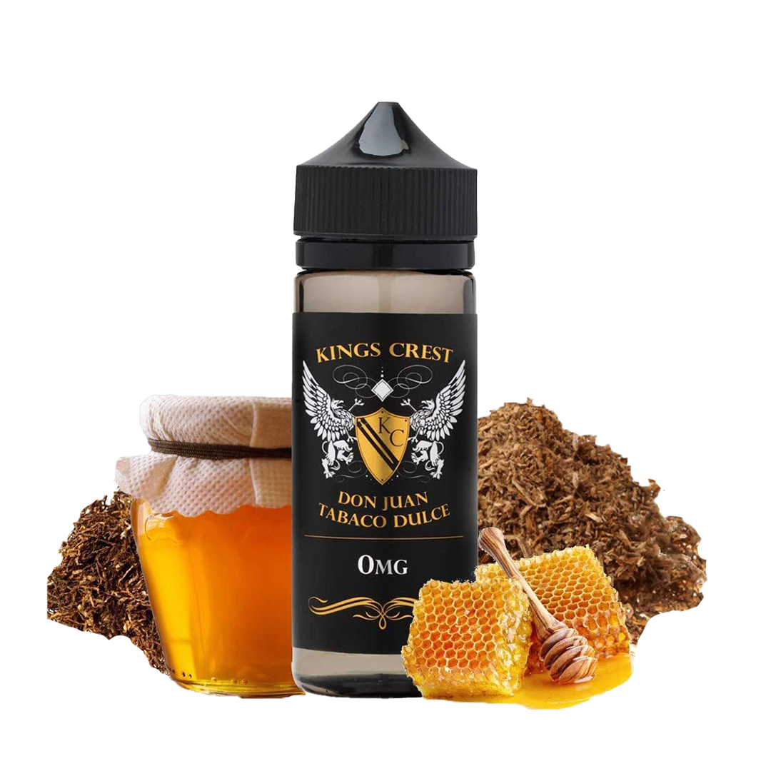Kings Crest Tobaco Dulce 120ml  E-liquide premium  xvape.ma Maroc.