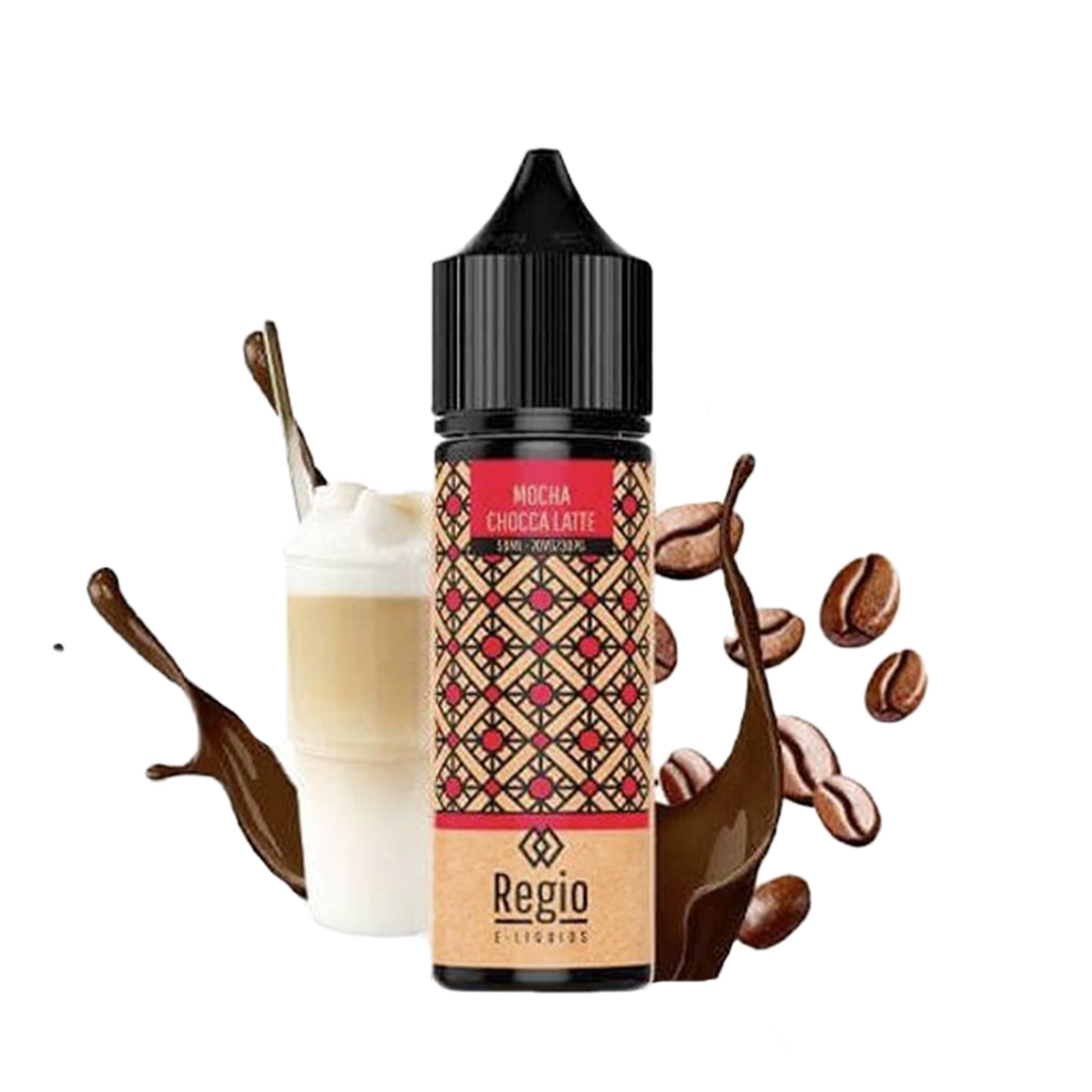 Regio Mocha Chocca Chocca Latte 60ml  E-liquide premium  xvape.ma Maroc.