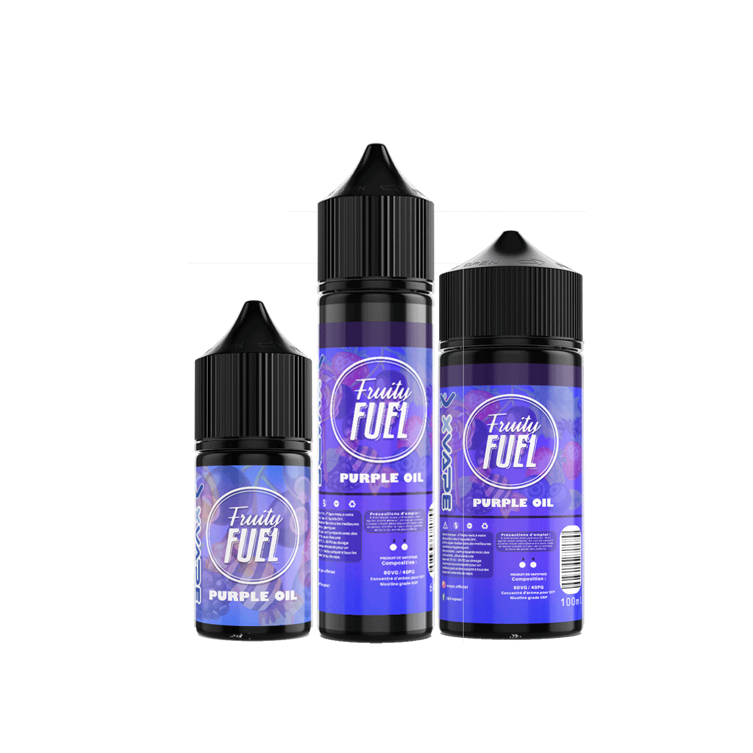 E-liquide DIY - PURPLE Oil - FRUITY FUEL  E-liquide DIY  xvape.ma Maroc.