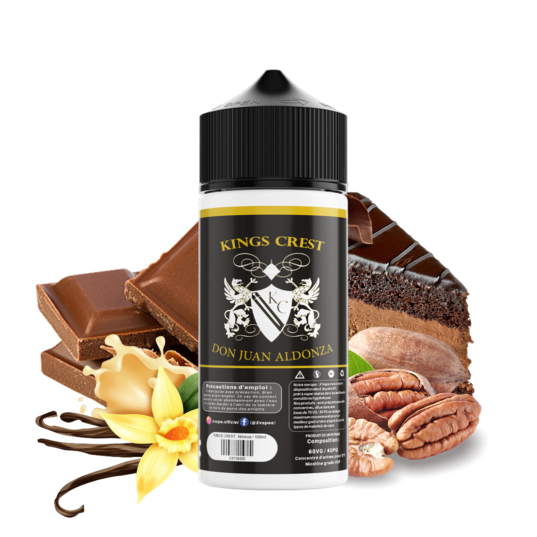 E-liquide DIY Kings Crest Don Juan Aldonza E-liquide DIY xvape.ma Maroc.