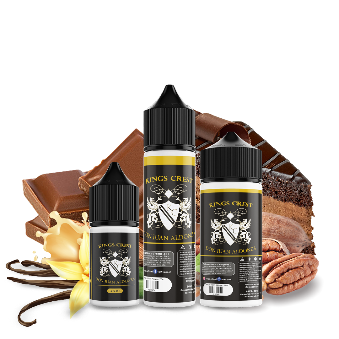 E-liquide DIY Kings Crest Don Juan Aldonza E-liquide DIY xvape.ma Maroc.