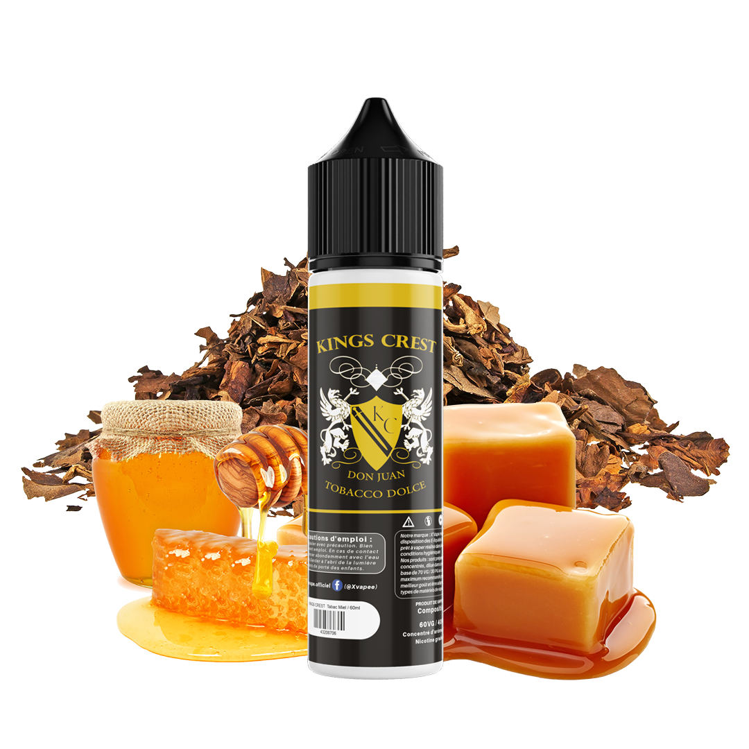 E-liquide DIY Kings Crest Don Juan Tabaco Dulce E-liquide DIY xvape.ma Maroc.