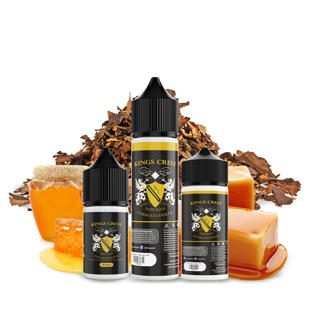 E-liquide DIY Kings Crest Don Juan Tabaco Dulce E-liquide DIY xvape.ma Maroc.