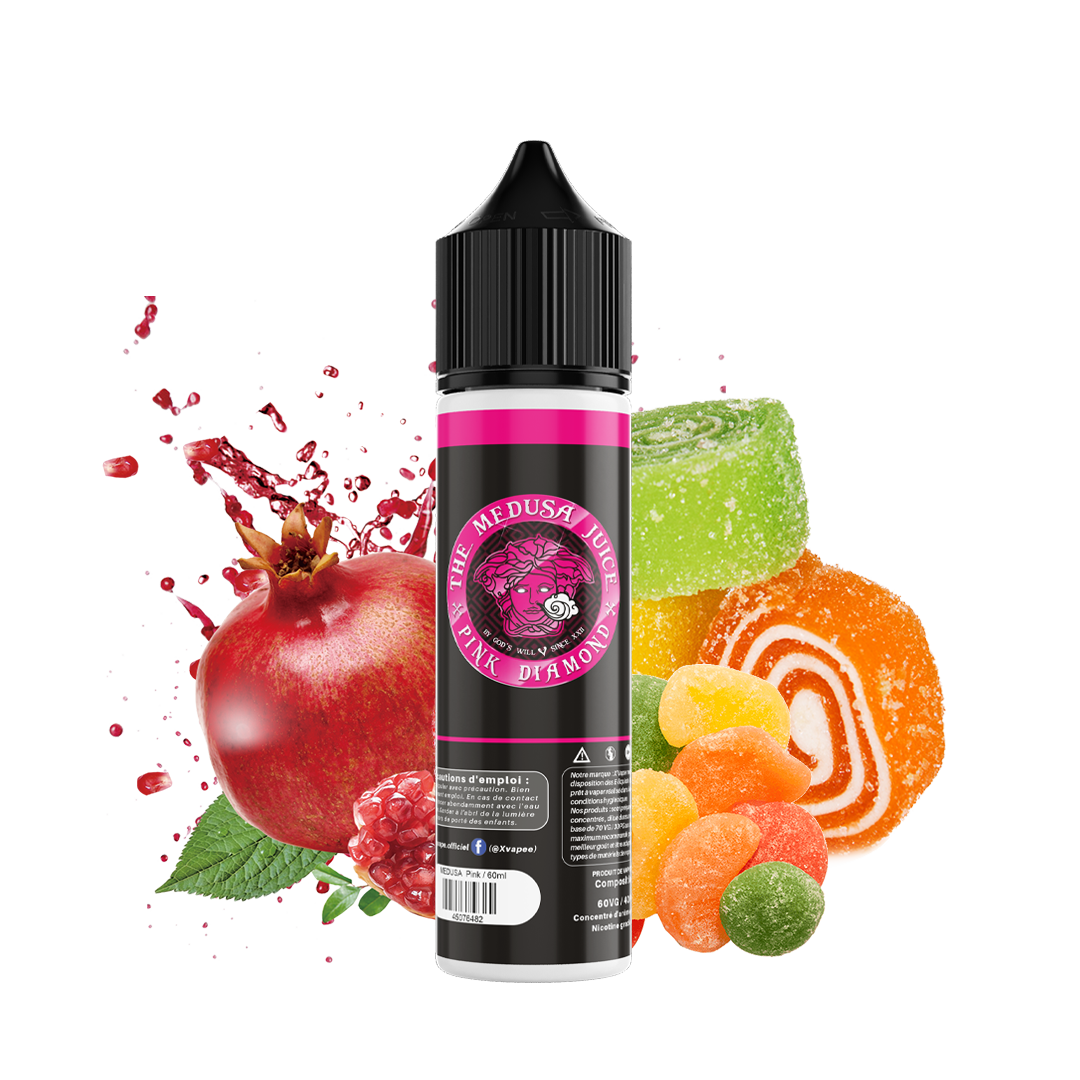 E-liquide DIY Medusa Pink Diamond E-liquide DIY xvape.ma Maroc.