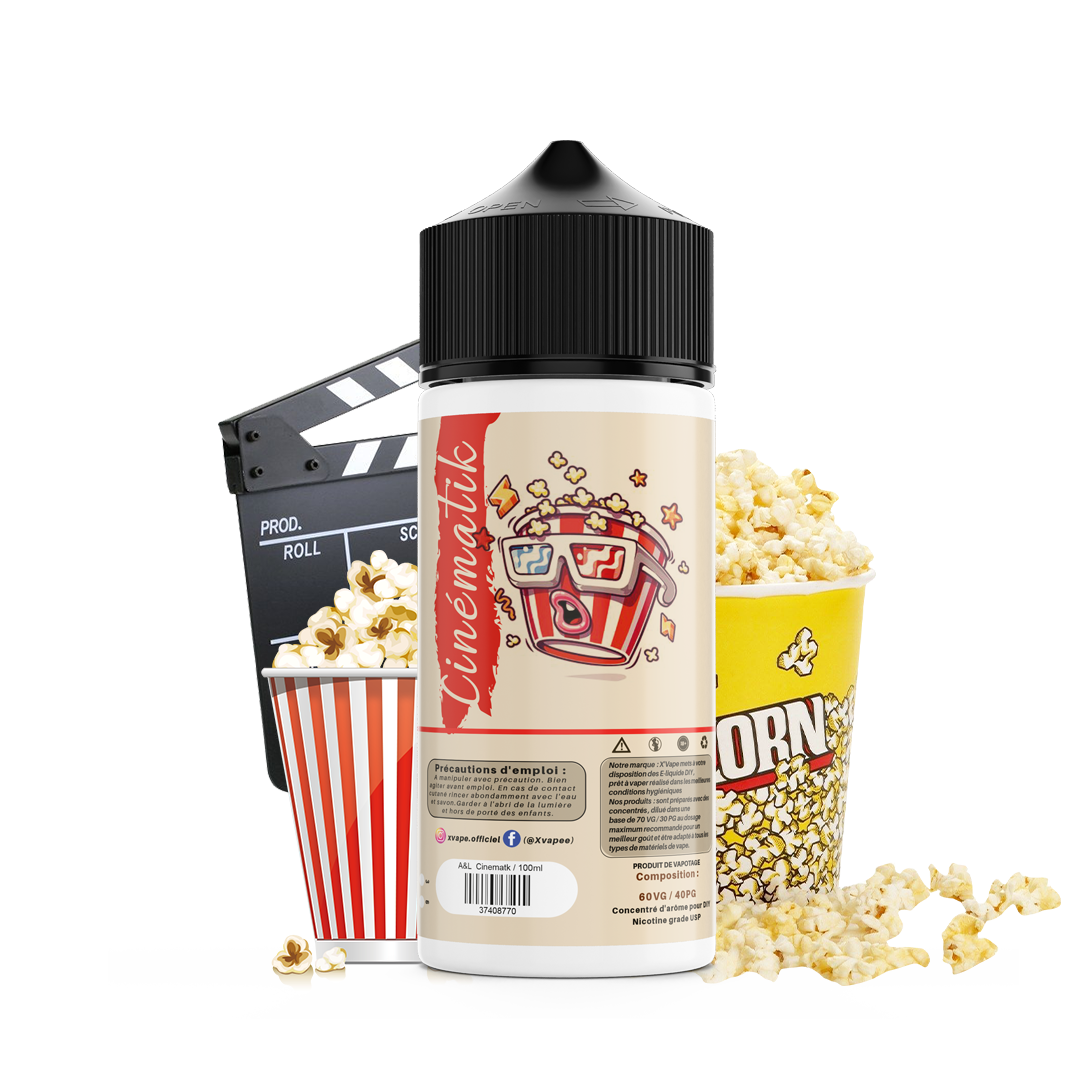 E-liquide DIY Cinematik A&L Les Créations  E-liquide DIY  xvape.ma Maroc.