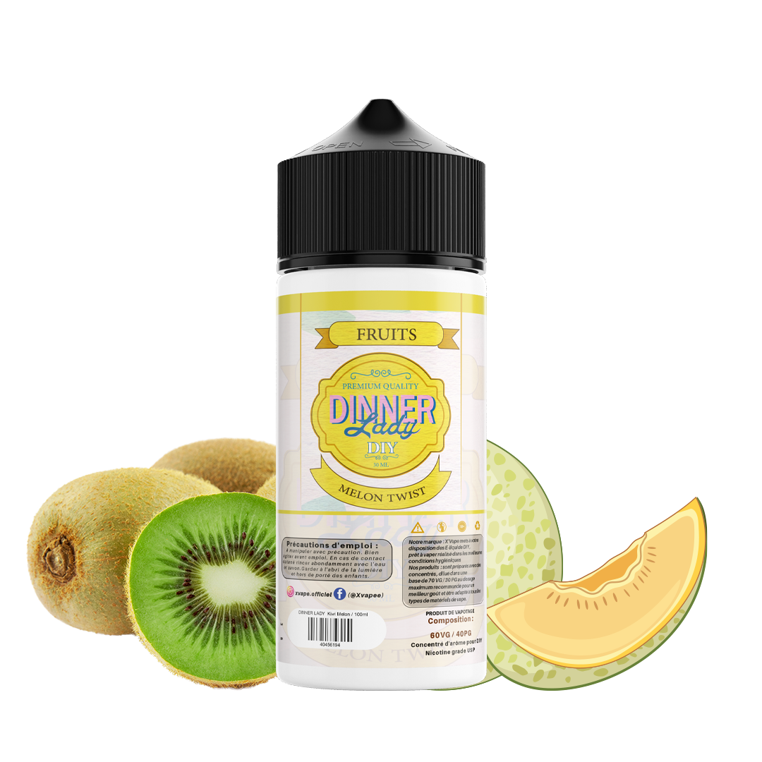 E-liquide DIY Dinner Lady Melon Twist E-liquide DIY xvape.ma Maroc.