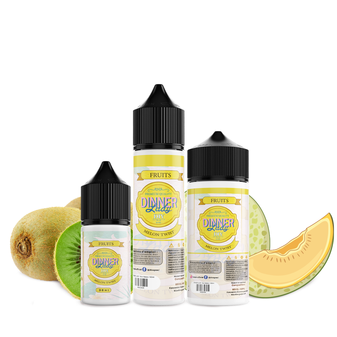 E-liquide DIY Dinner Lady Melon Twist E-liquide DIY xvape.ma Maroc.