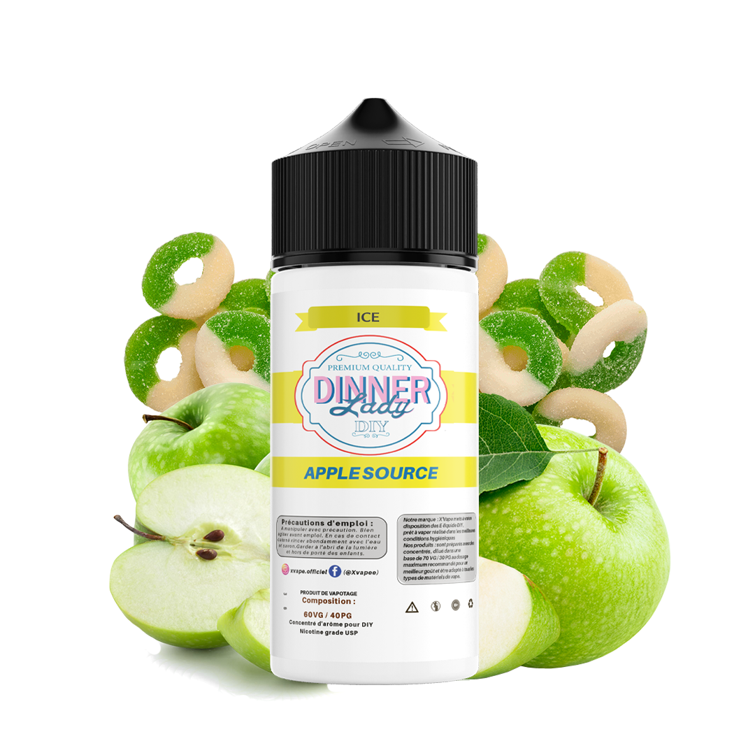 E-liquide DIY Dinner Lady Apple Sours E-liquide DIY xvape.ma Maroc.