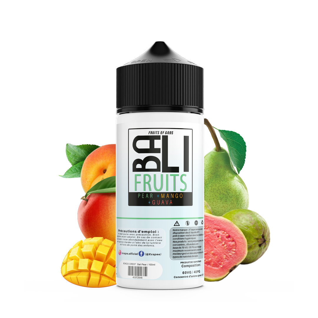 E-liquide DIY Bali Pear Mango Guava E-liquide DIY xvape.ma Maroc.