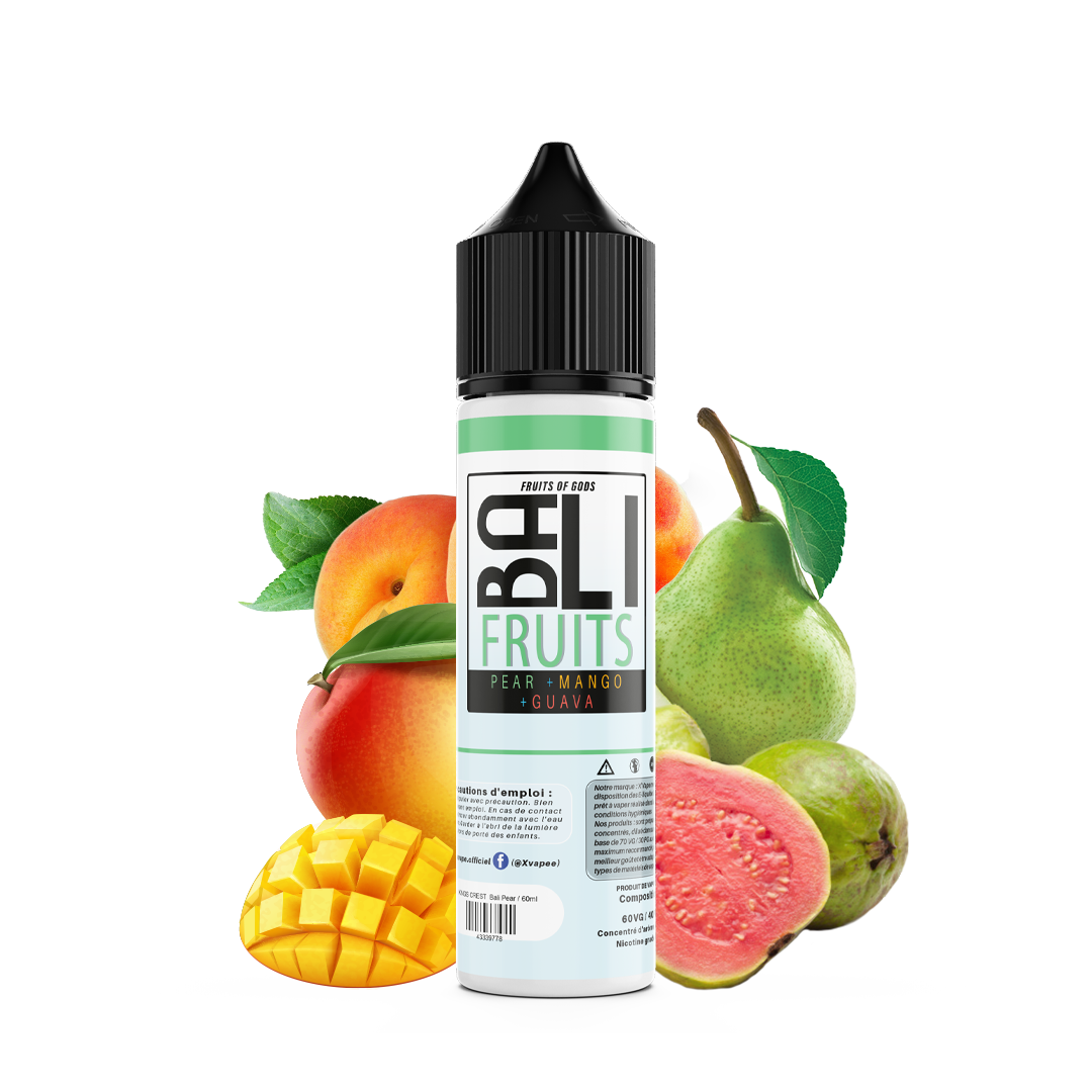 E-liquide DIY Bali Pear Mango Guava E-liquide DIY xvape.ma Maroc.