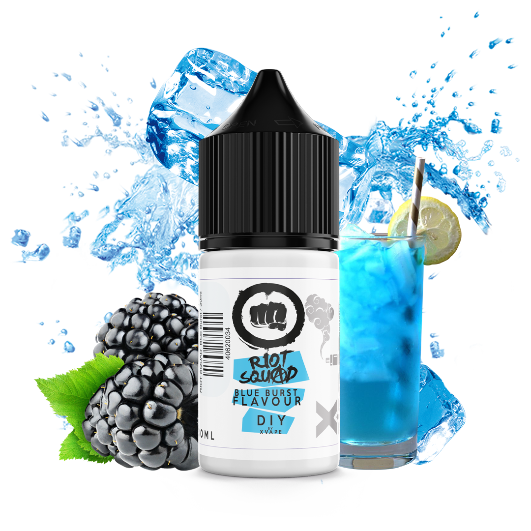E-liquide DIY Blue Burst - Riot Squad E-liquide DIY xvape.ma Maroc.