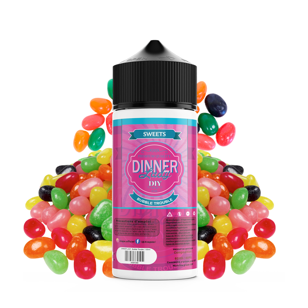 E-liquide DIY Dinner Lady Bubble Trouble E-liquide DIY xvape.ma Maroc.