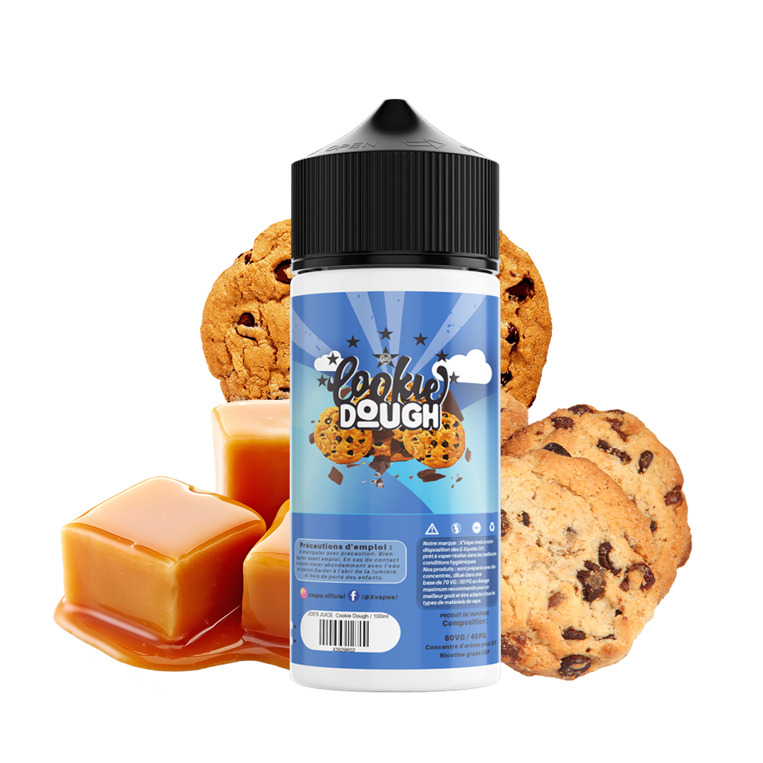 E-liquide DIY Cookie Dough JOE'S JUICE  E-liquide DIY  xvape.ma Maroc.