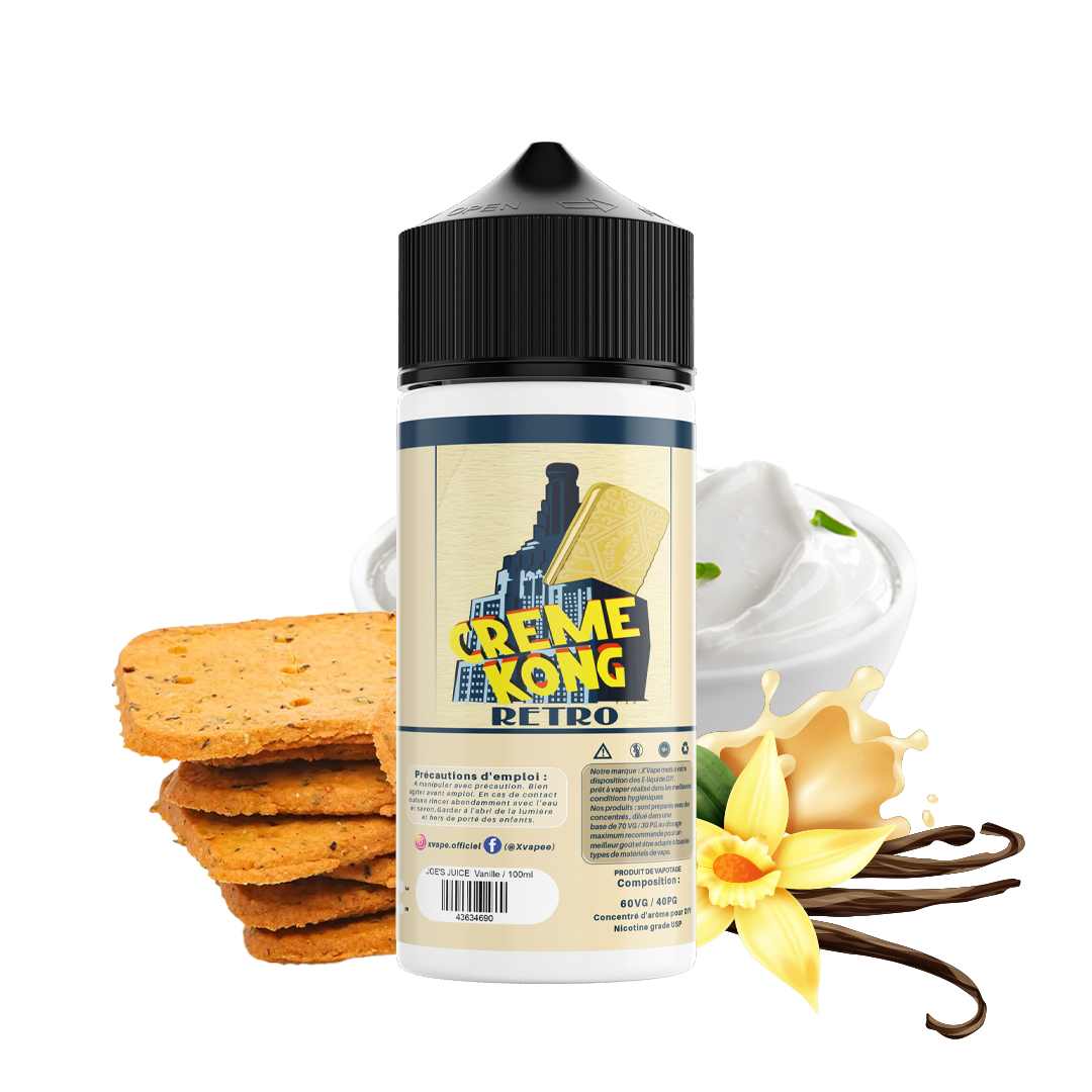E-liquide DIY Creme Kong Vanille  E-liquide DIY  xvape.ma Maroc.