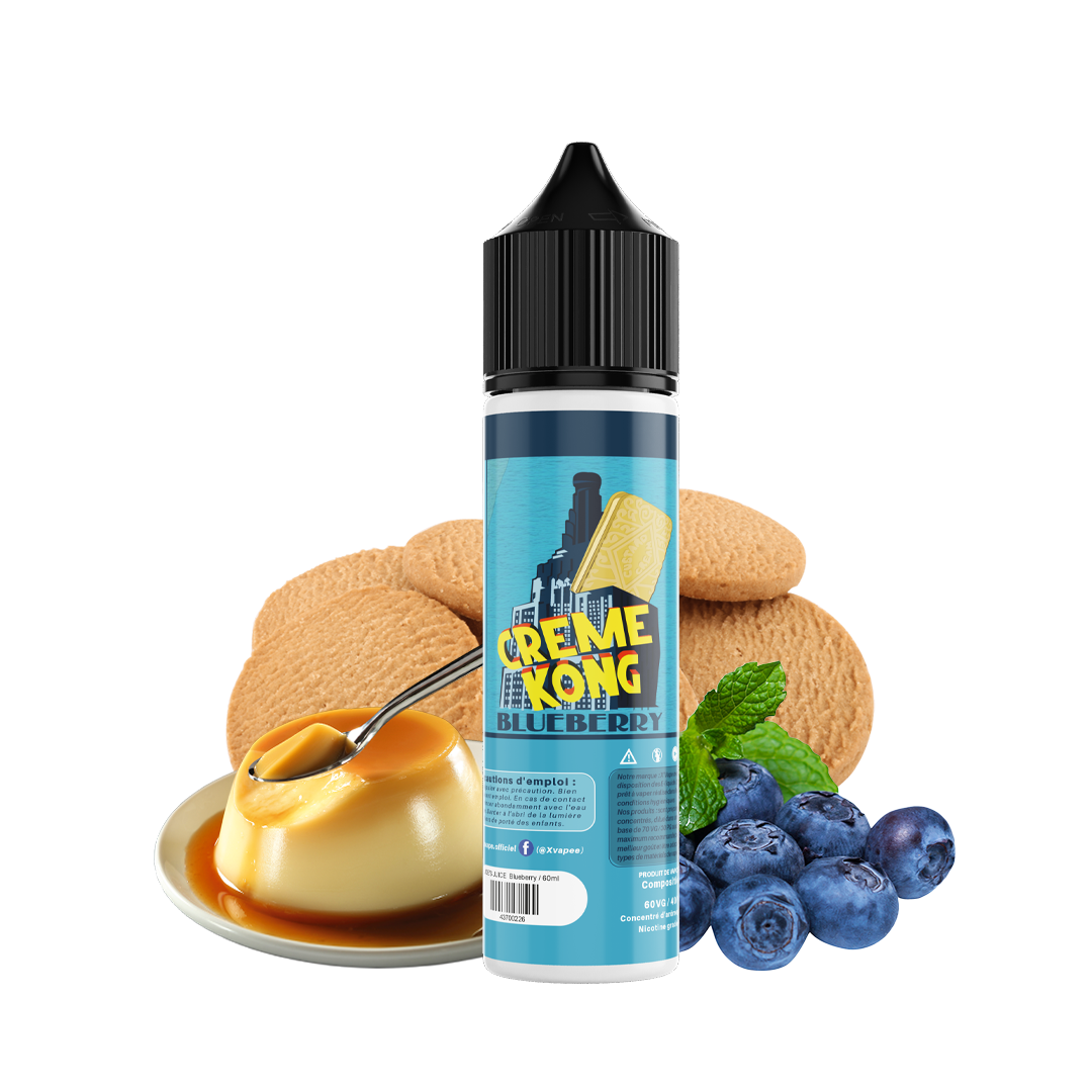 E-liquide DIY Creme Kong blueberry  E-liquide DIY  xvape.ma Maroc.