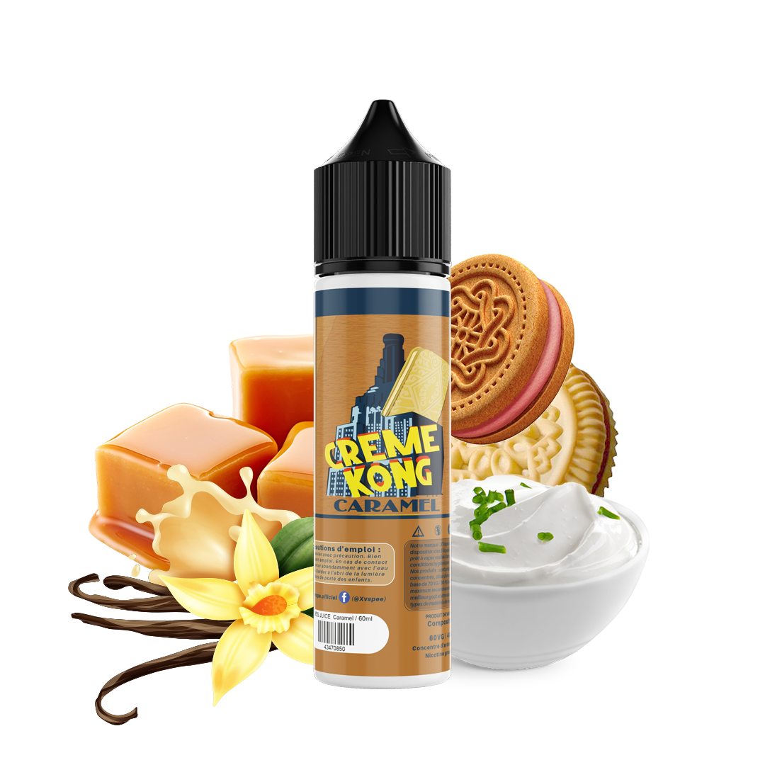 E-liquide DIY Creme Kong caramel E-liquide DIY xvape.ma Maroc.