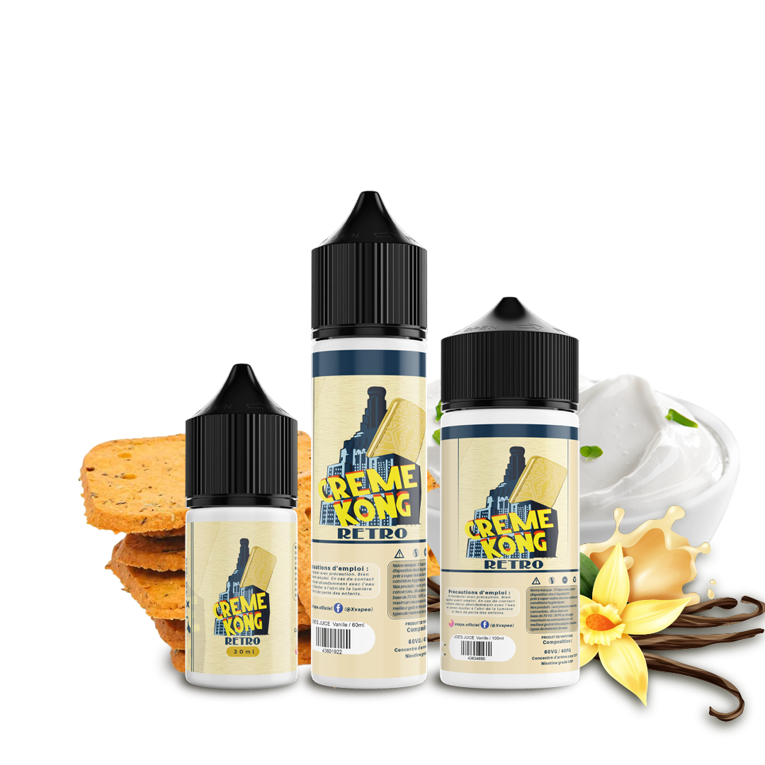 E-liquide DIY Creme Kong Vanille  E-liquide DIY  xvape.ma Maroc.