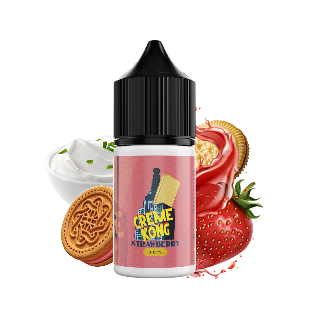 E-liquide DIY Creme Kong strawberry E-liquide DIY xvape.ma Maroc.