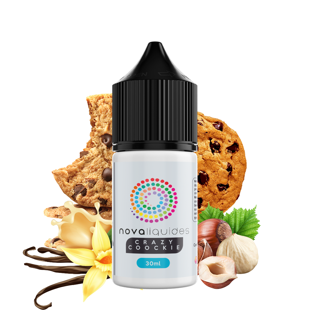 E-liquide DIY Crazy Cookie Nova Liquides E-liquide DIY xvape.ma Maroc.