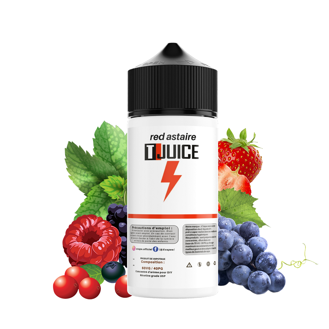 E-liquide DIY Red Astair - T-JUICE  E-liquide DIY  xvape.ma Maroc.
