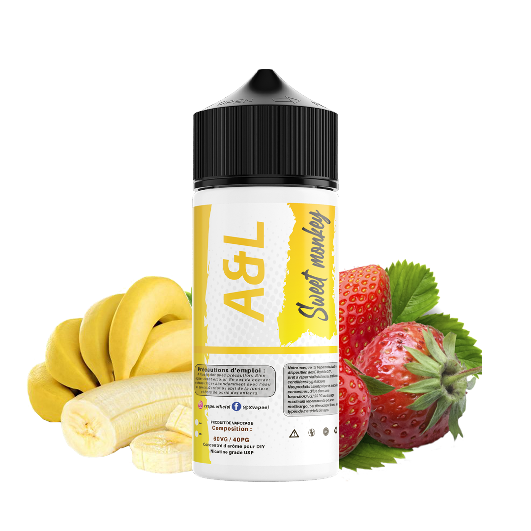 E-liquide DIY Sweet Monkey - A&L Les Créations E-liquide DIY xvape.ma Maroc.