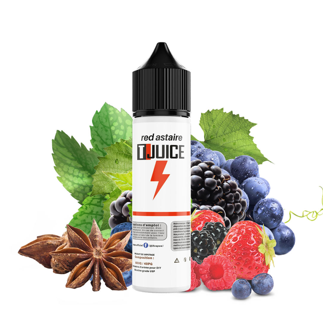 E-liquide DIY Red Astair - T-JUICE  E-liquide DIY  xvape.ma Maroc.