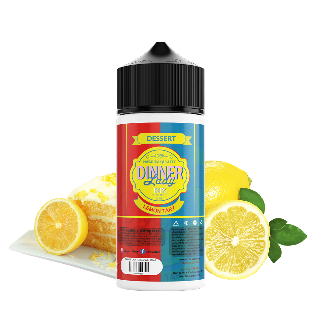 E-liquide DIY Dinner Lady Lemon Tart E-liquide DIY xvape.ma Maroc.