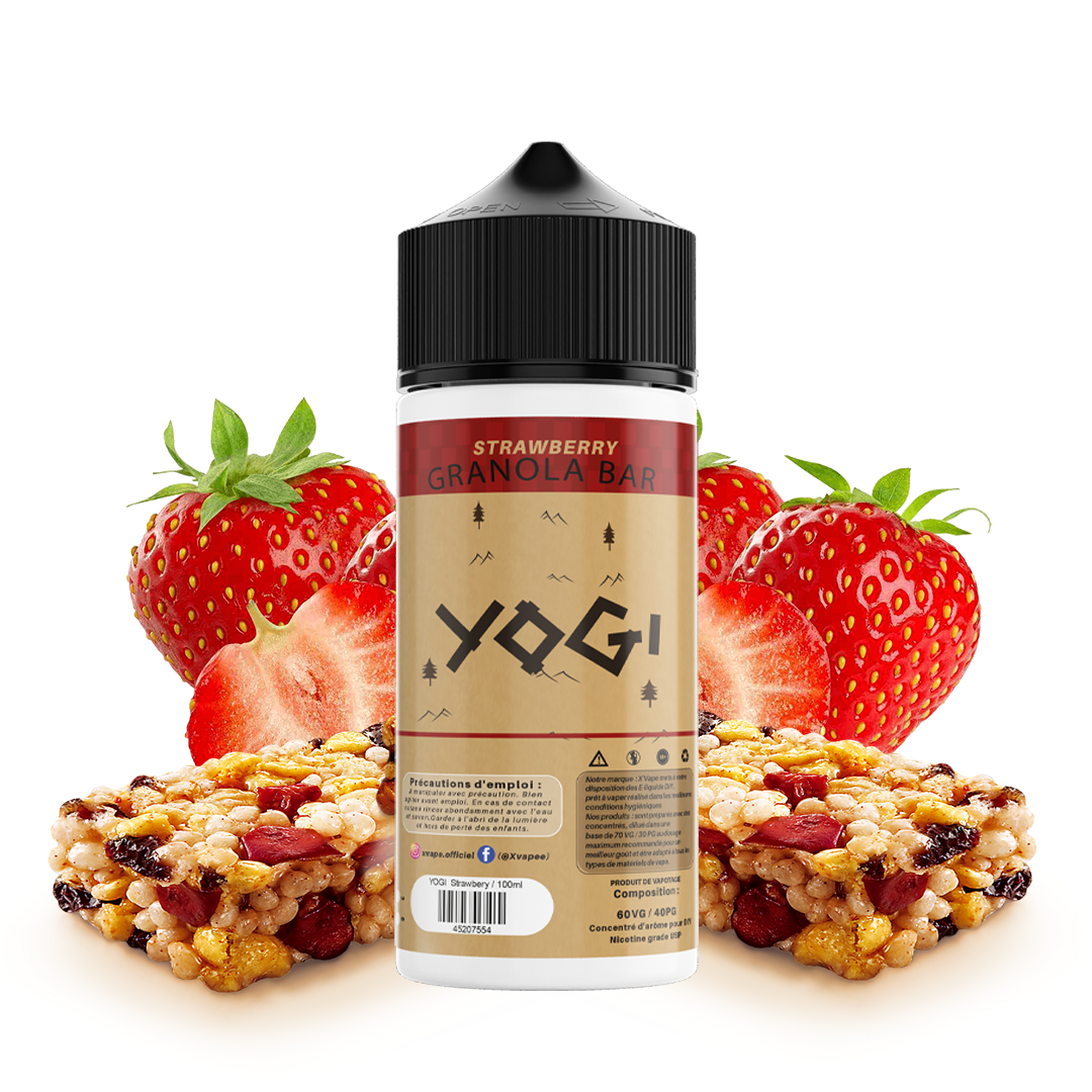 E-liquide DIY Yogi Strawberry Granola Bar E-liquide DIY xvape.ma Maroc.