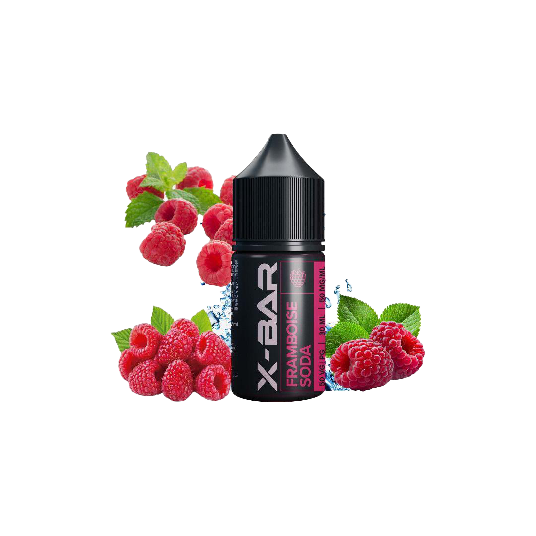 X-BAR LIQUIDE 30ML Framboise Soda 50MG