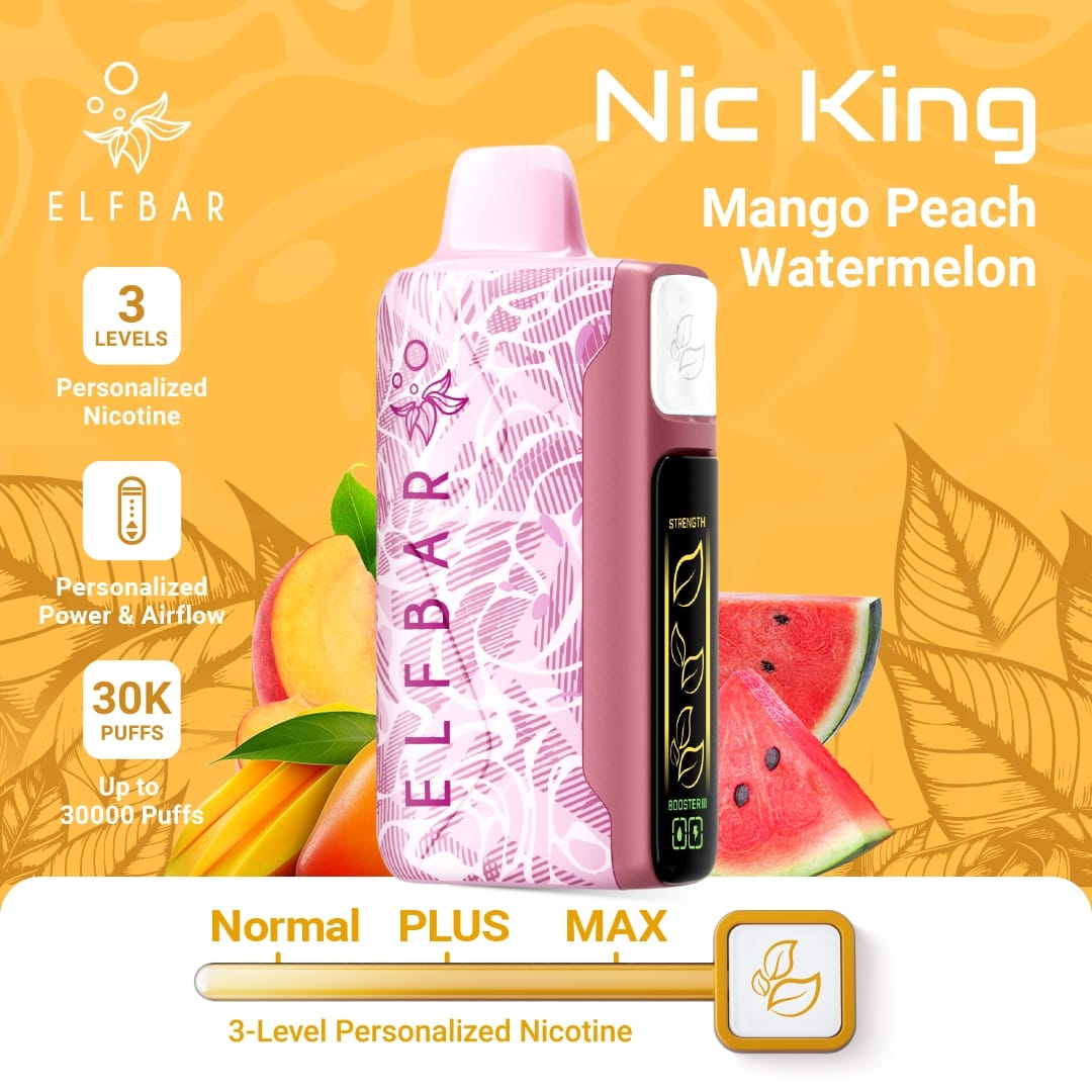 ELFBAR Nic King 30K - Mango Peach Watermelon - 5%