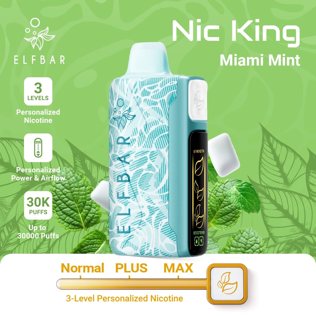 ELFBAR Nic King 30K - Miami Mint - 5%