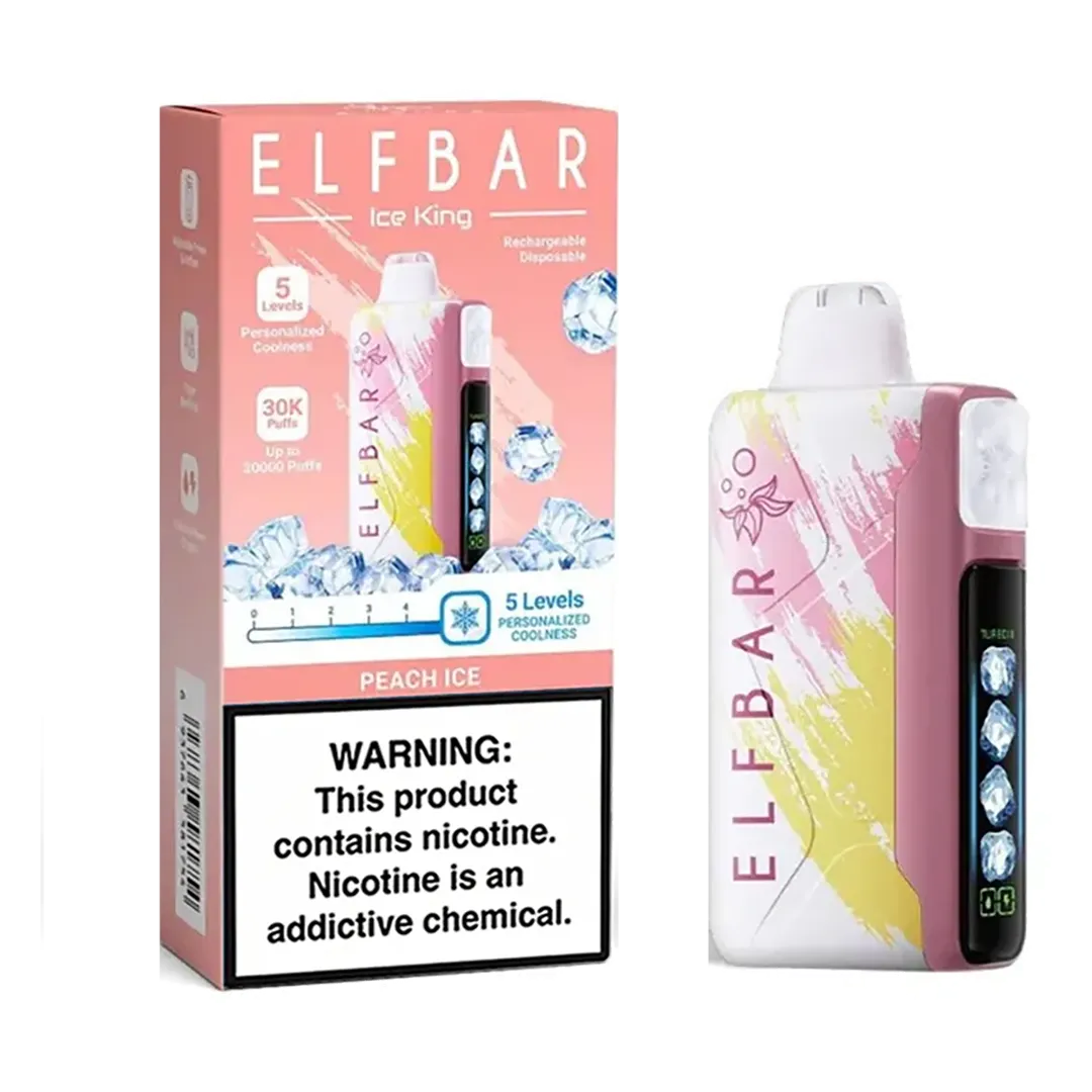 ELFBAR Nic King 30K - Peach Ice - 5%