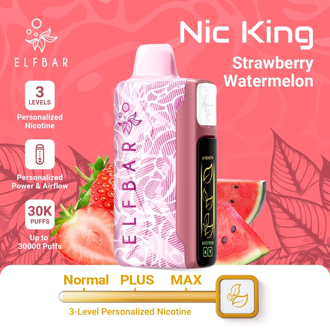 ELFBAR Nic King 30K - Strawberry Watermelon - 5%