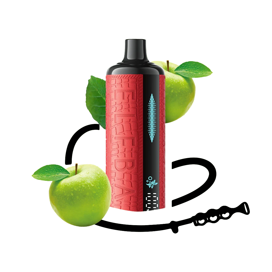ELFBAR E-shisha - Double Apple - 5MG  Jetable  xvape.ma Maroc.