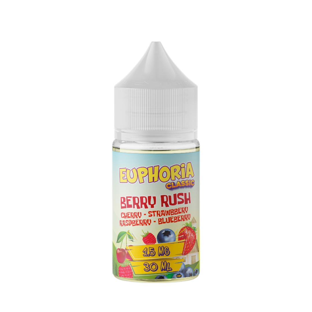Euphoria Classic Berry Rush 30ml  E-liquide premium  xvape.ma Maroc.