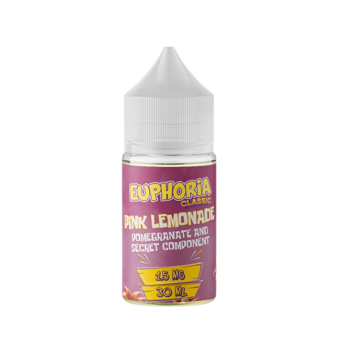 Euphoria Classic Pink Lemonade 30ml  E-liquide premium  xvape.ma Maroc.