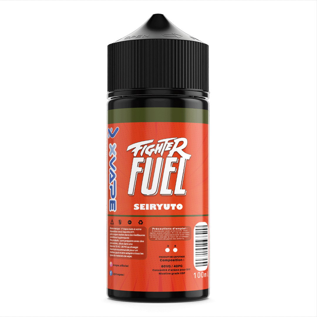 E-liquide DIY SEIRYUTO Fighter Fuel  E-liquide DIY  xvape.ma Maroc.
