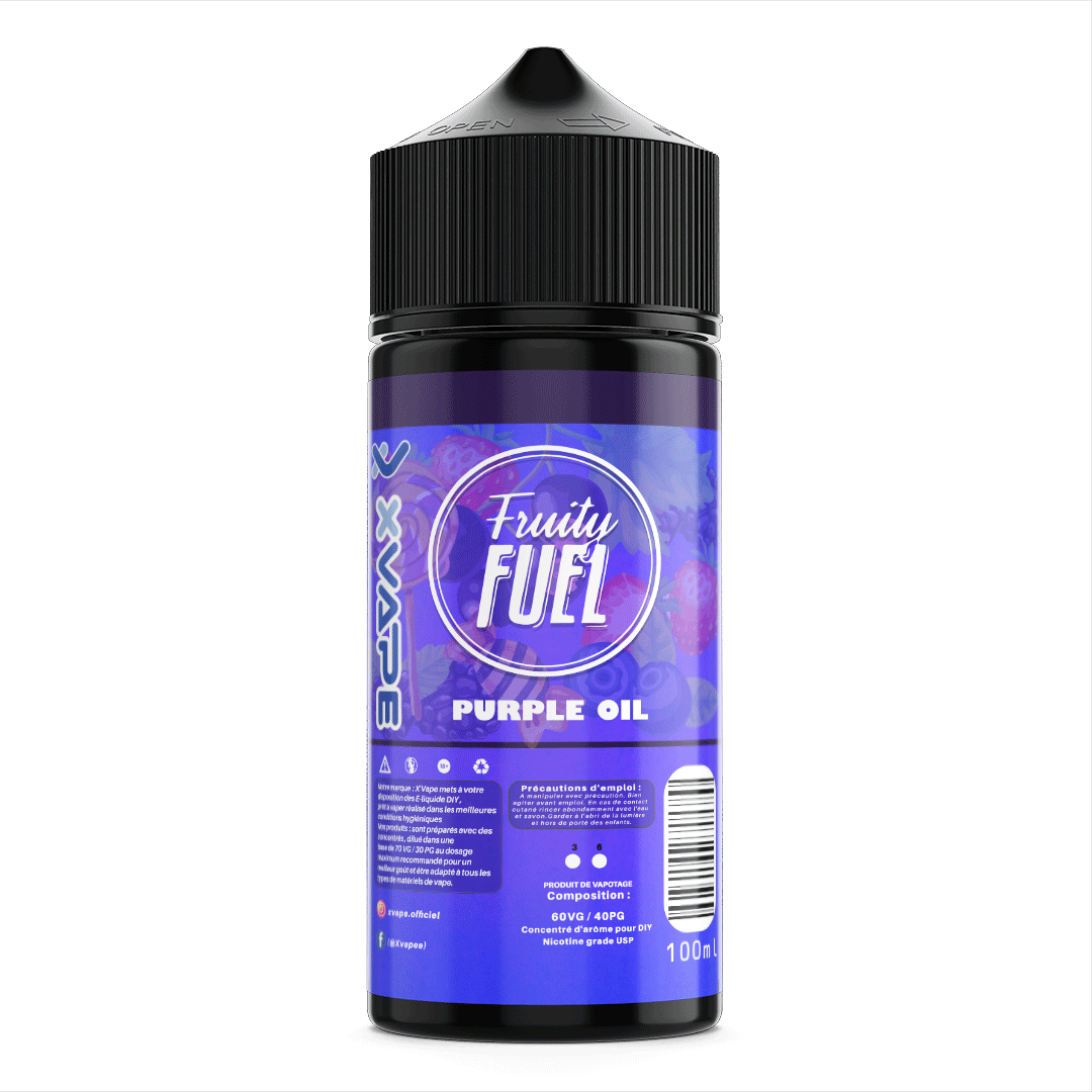 E-liquide DIY - PURPLE Oil - FRUITY FUEL  E-liquide DIY  xvape.ma Maroc.