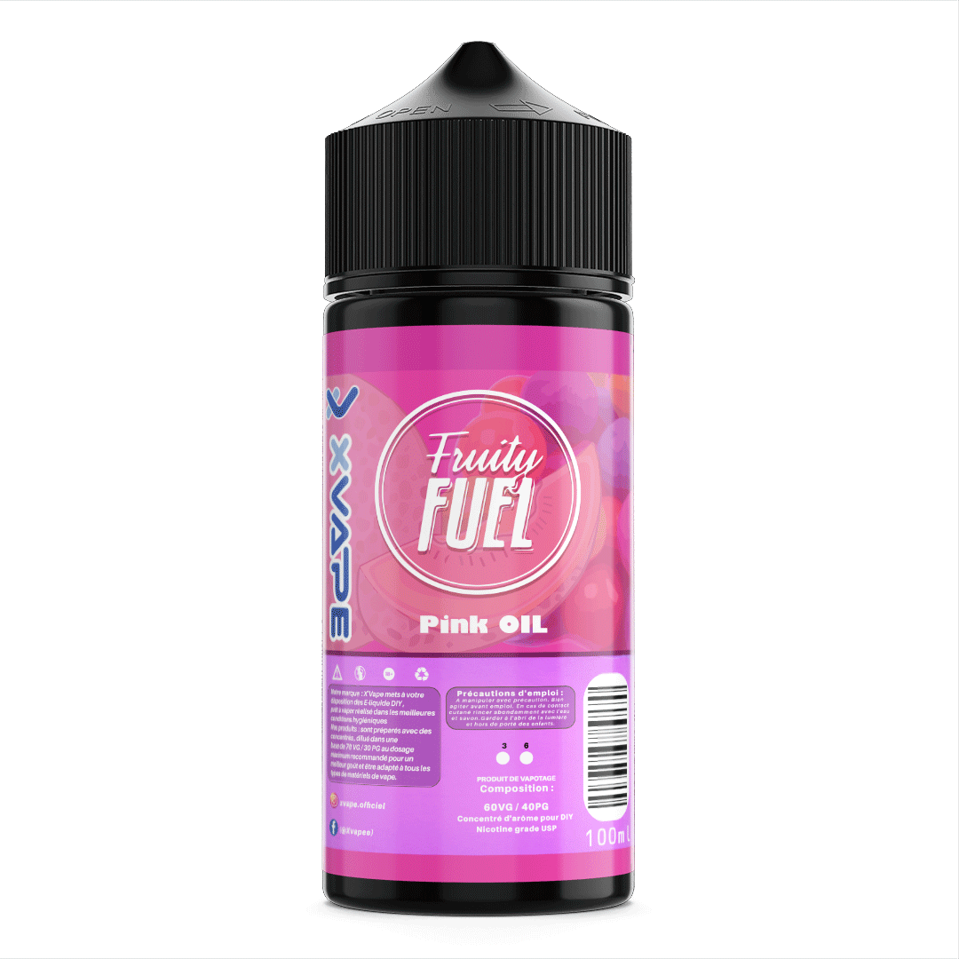 E-liquide DIY - PINK Oil - FRUITY FUEL  E-liquide DIY  xvape.ma Maroc.