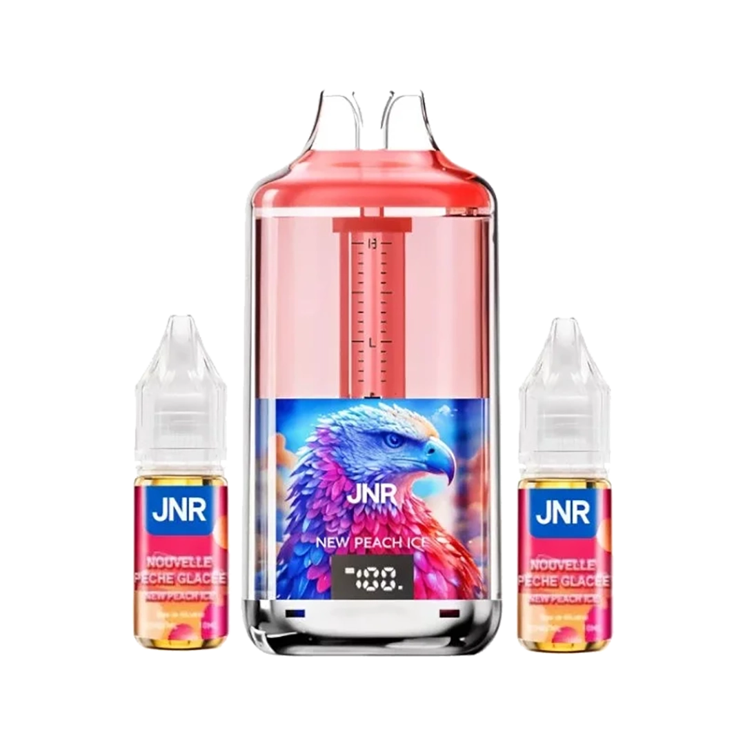Falcon X JNR - Falcon Gem Plus 30K - New Peach Ice - 2% Falcon X JNR - Falcon Gem Plus 30K - New Peach Ice - 2%