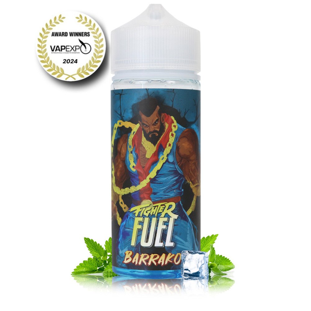Fighter Fuel - Barrako 120ml  E-liquide premium  xvape.ma Maroc.