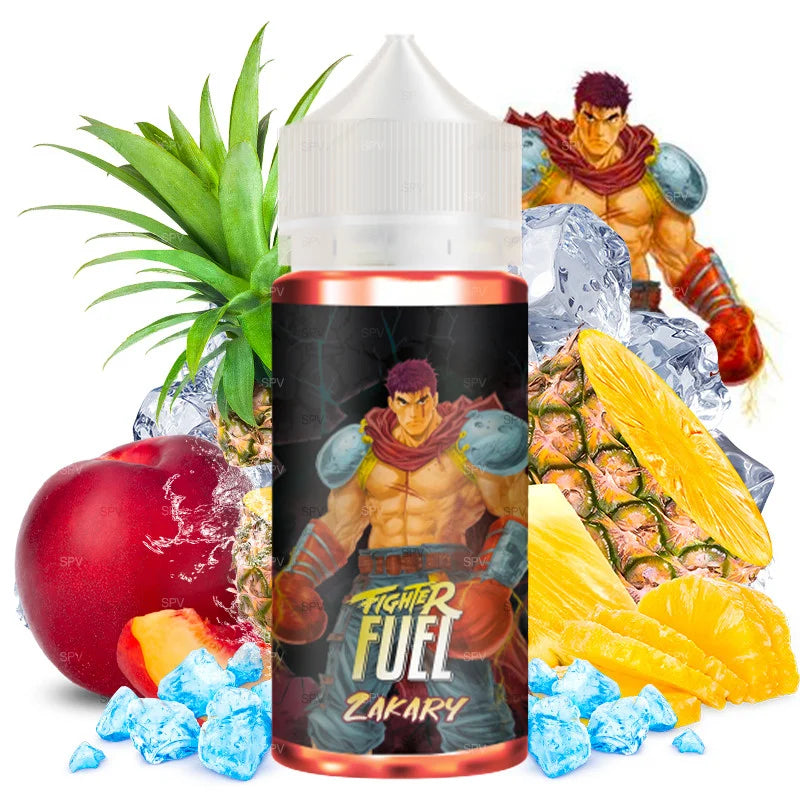 Fighter Fuel - Zakary 120ml  E-liquide premium  xvape.ma Maroc.