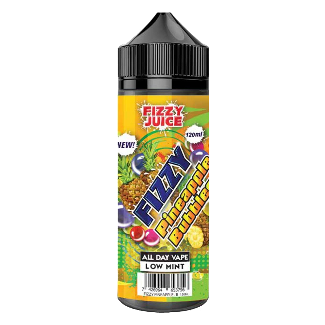 Fizzy Juice - Fizzy Pineapple Bubblegum 120ml  E-liquide premium  xvape.ma Maroc.
