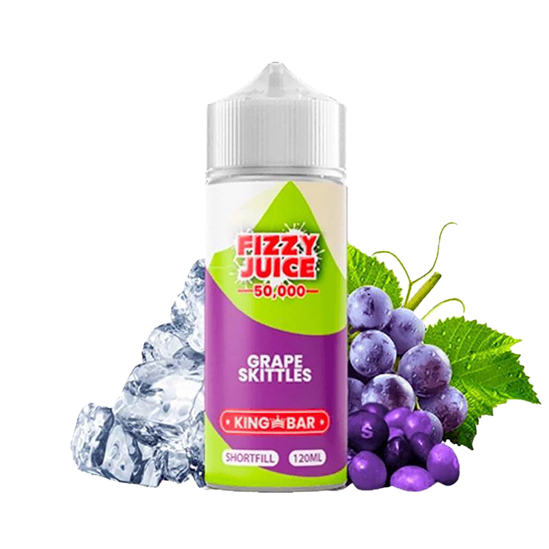 Fizzy Juice King Bar - Grape Skittles - 120ml