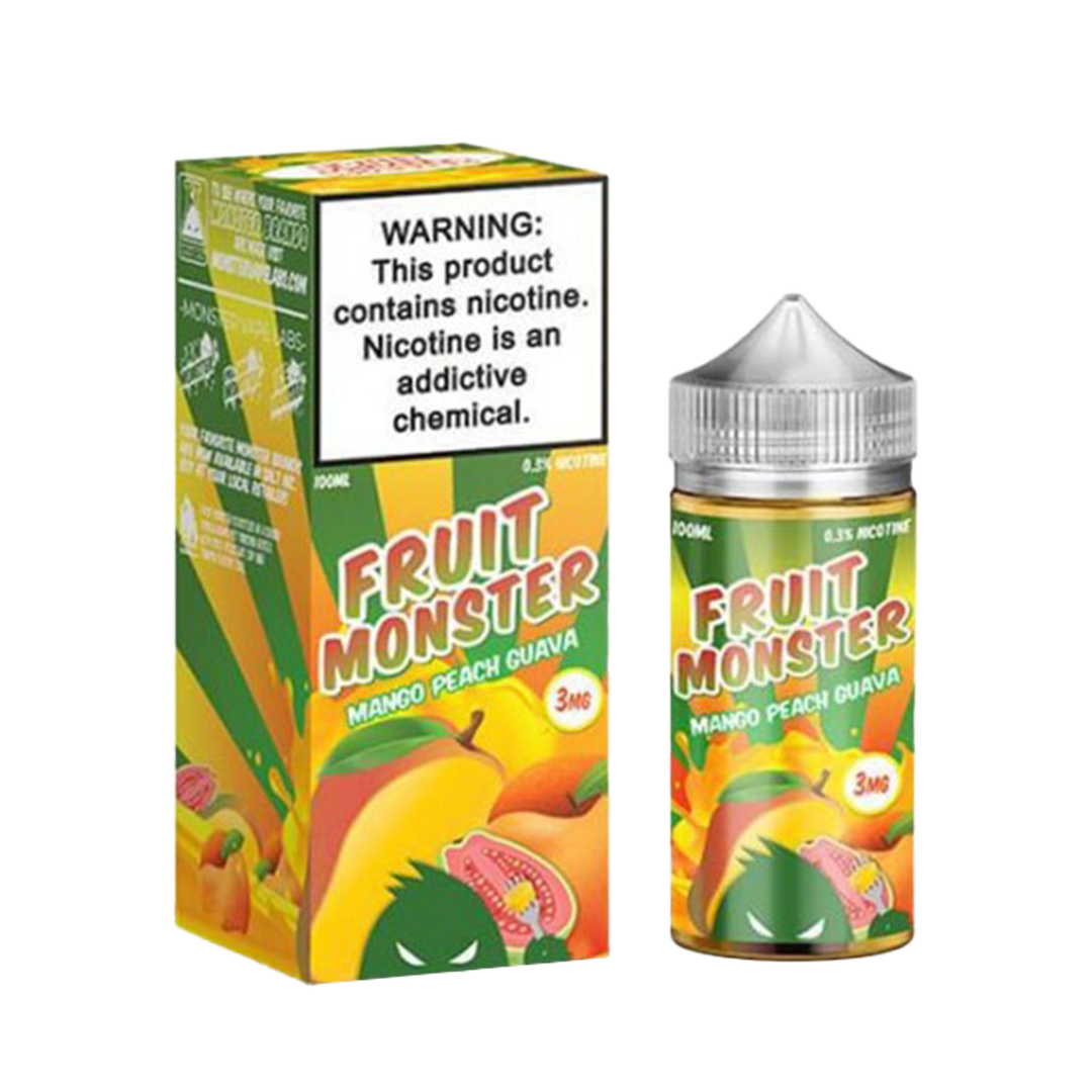 Fruit Monster Mango Peach Guava 120ml  E-liquide premium  xvape.ma Maroc.
